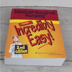 Nursing Book titled Medical Surgical Nursing Book Made Incredibly